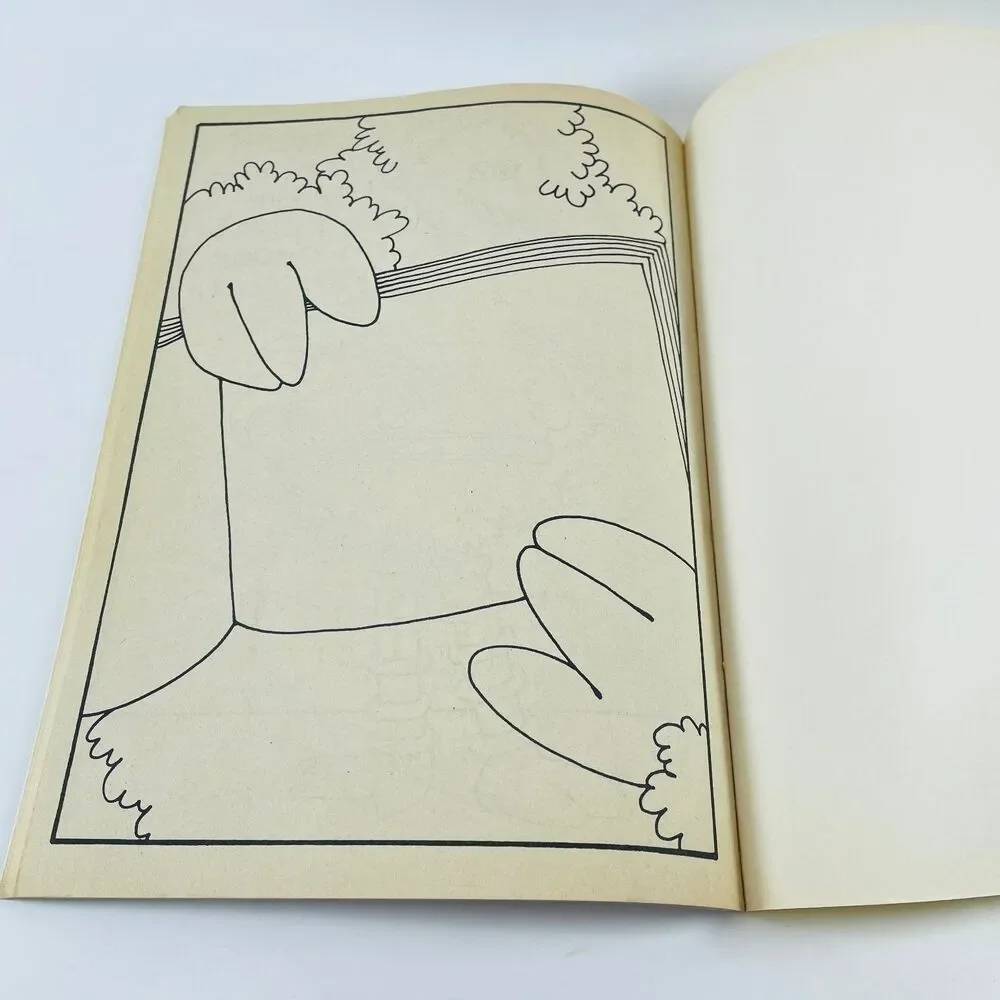 My Favorite Things Sesame Street Coloring Book 1979 Swanson Whitman Uncolored